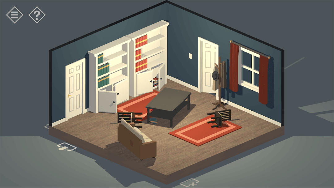 Ambiente investigativo in 3D di Tiny Room Stories: Town Mystery